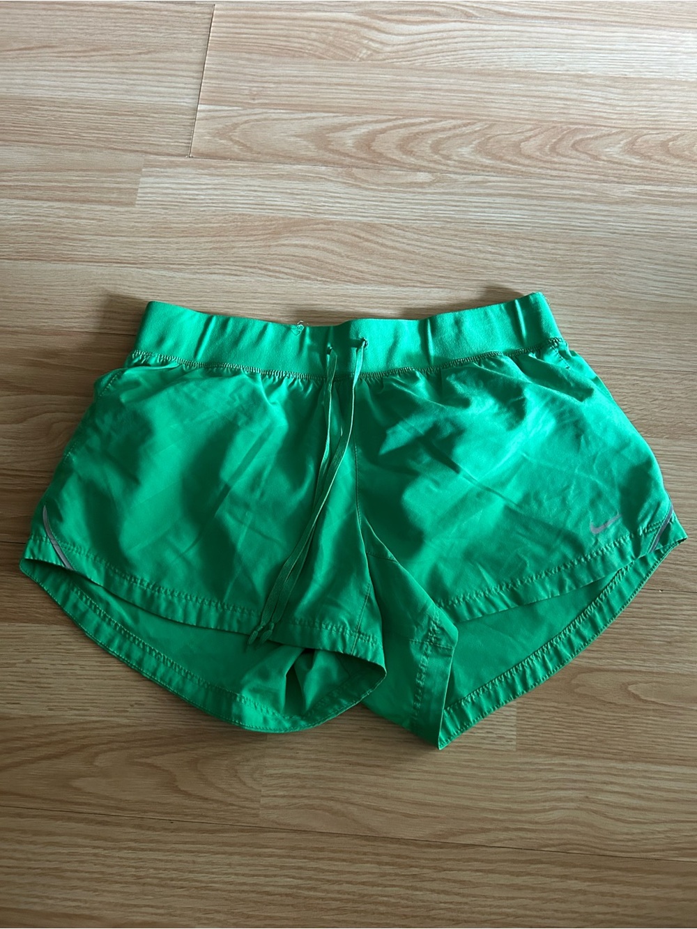 Nike Dri-Fit Bright Green Running Shorts Women’s Medium